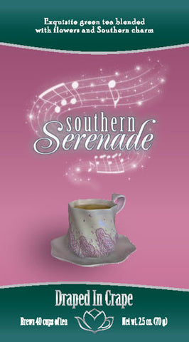 Draped in Crape - cherry rose tea