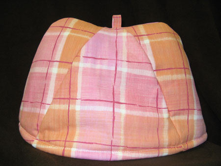 Pink Plaid Classic Tea Cozy