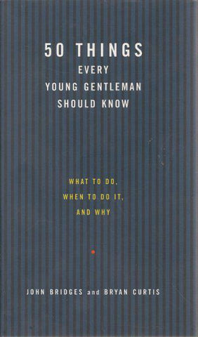 50 Things Every Gentleman Should Know - child's etiquette book